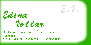 edina vollar business card